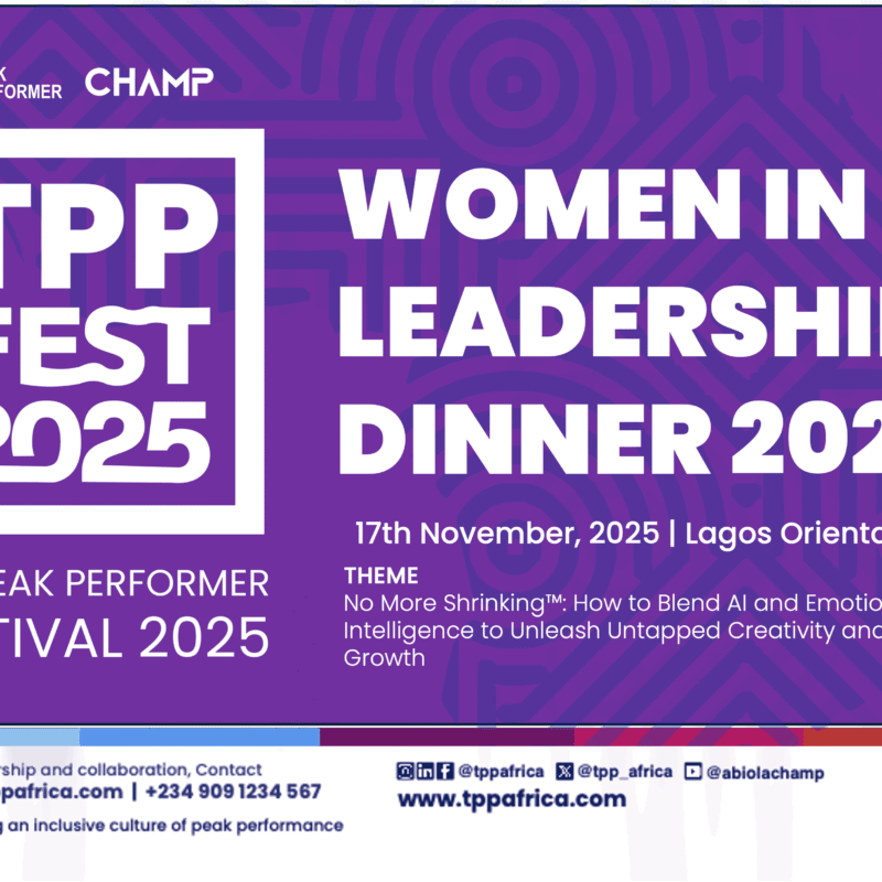 TPP Fest 2025 - Women in Leadership Appreciation Dinner