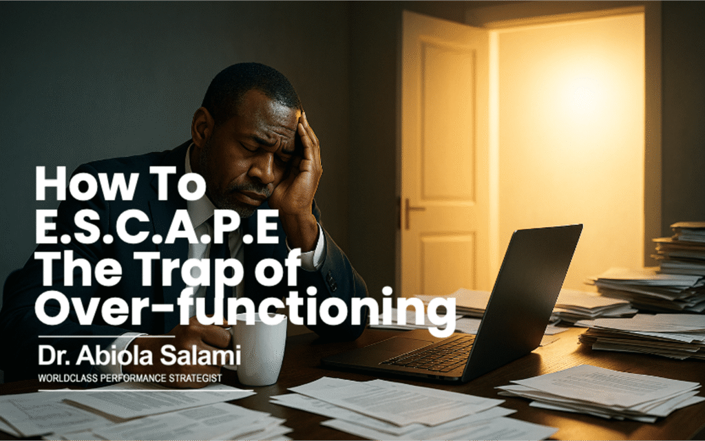 How To E.S.C.A.P.E. The Trap of Over-Functioning