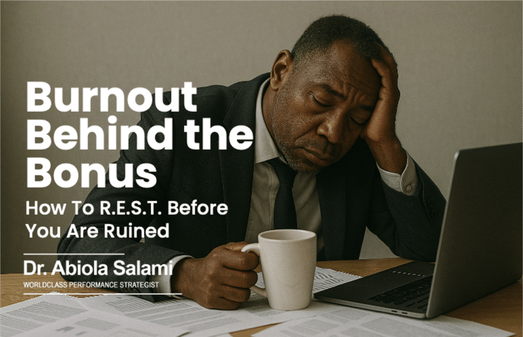 Burnout Behind the Bonus: How To R.E.S.T. Before You Are Ruined