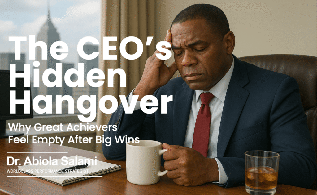 The CEO’s Hidden Hangover: Why Great Achievers Feel Empty After Big Wins