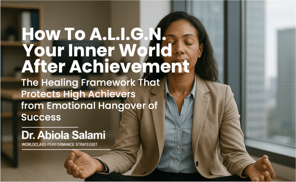 How To A.L.I.G.N. Your Inner World After Achievement – The Healing Framework That Protects High Achievers from Emotional Hangover of Success
