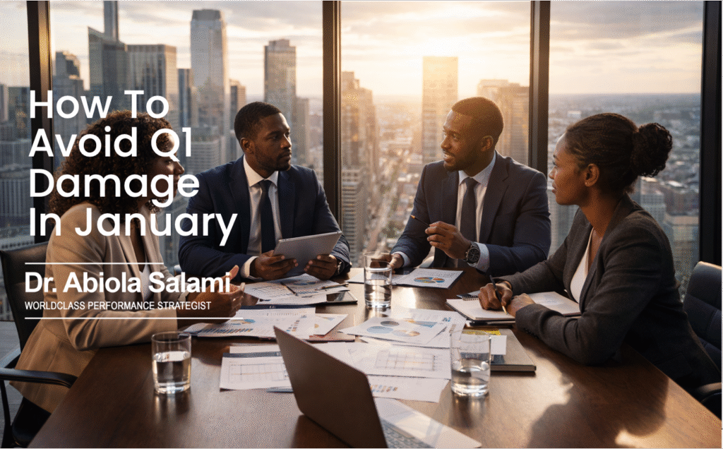 How To Avoid Q1 Damage Control in January