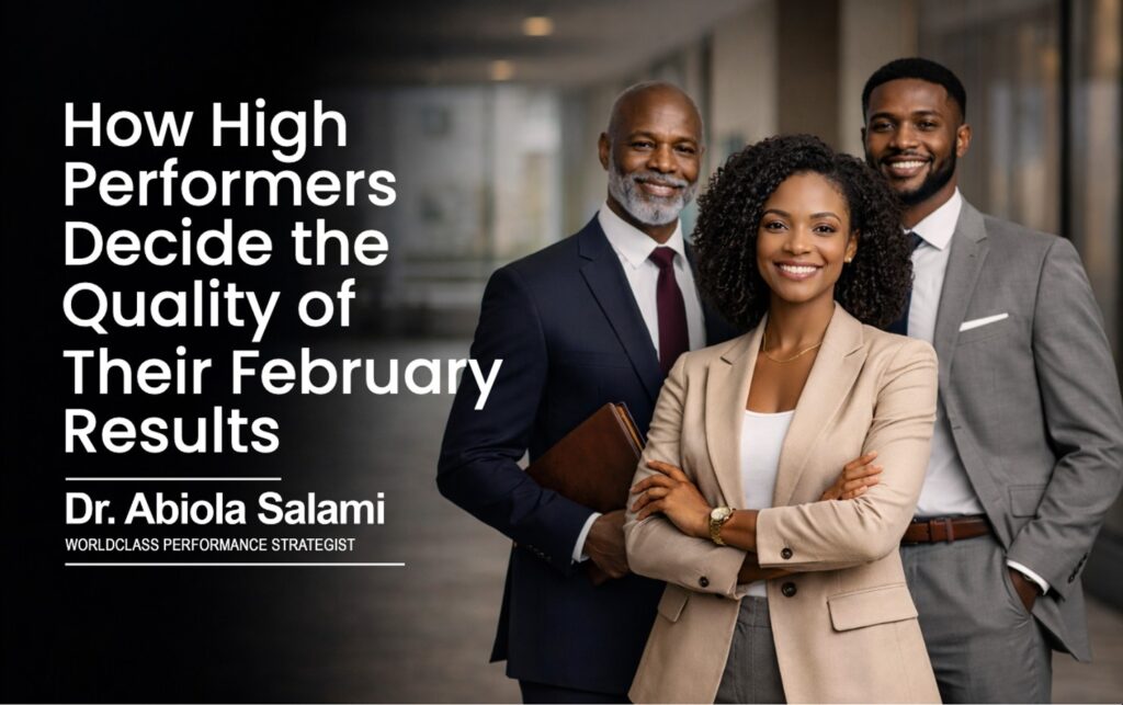 How High Performers Decide the Quality of their February Results