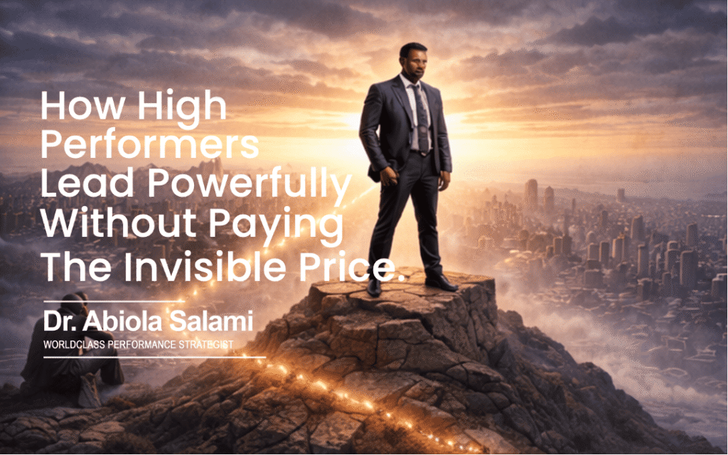 How High Performers Lead Powerfully Without Paying the Invisible Price